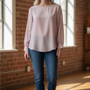 [S]Bellatrix Elegant Baby Pink Women's Blouse